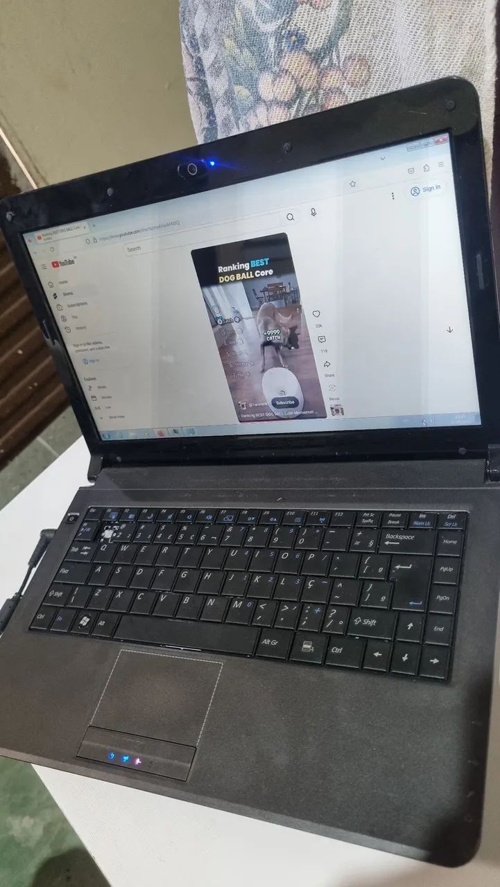 Notebook Quad Core Funcionando perfeitamente Posso Entregar Bateria ruim  - Foto 2