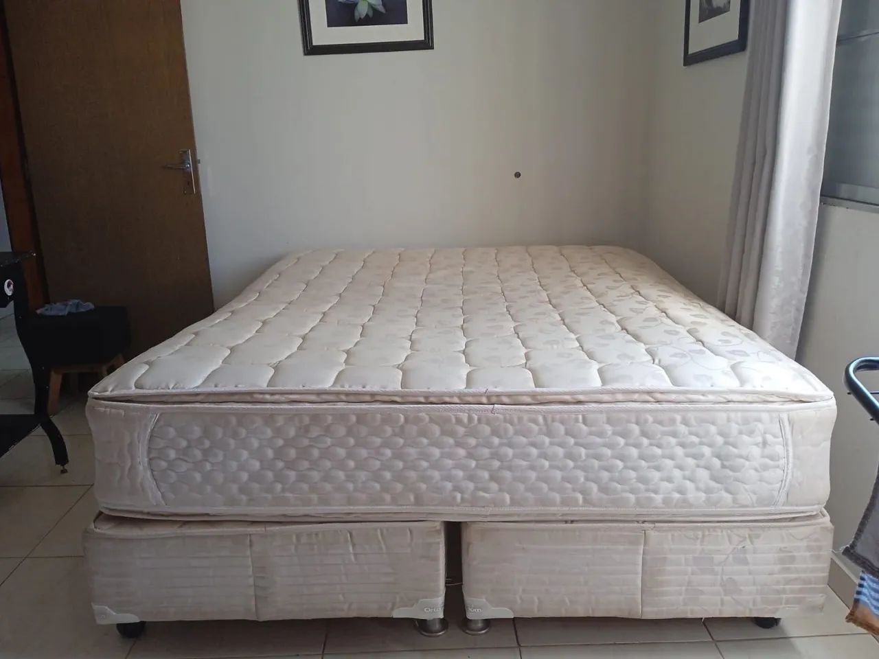 Vendo colchão ótimo ainda  colchão e a base 600.00 - Foto 4