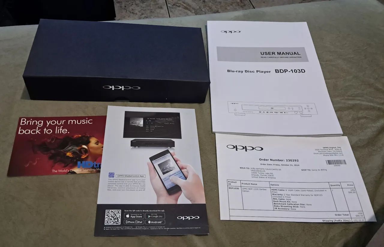 Bluray player Oppo BDP-103D - Foto 6
