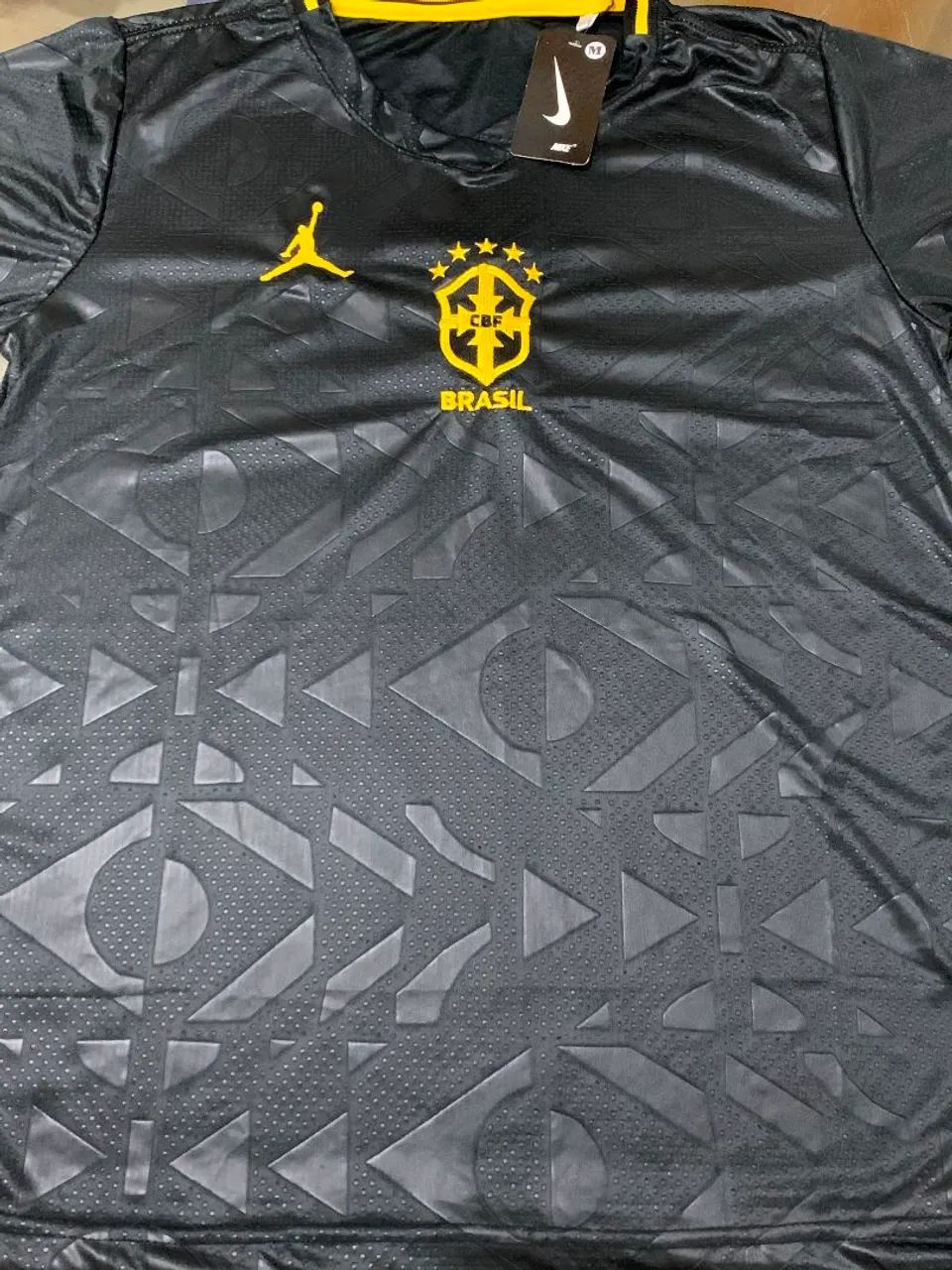Camisa do Brasil 3D Preta  - Foto 3