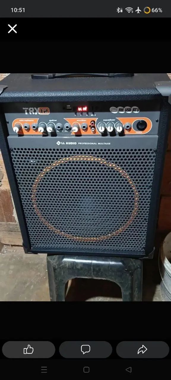 Vendo caixa amplificada LL áudio TRX12