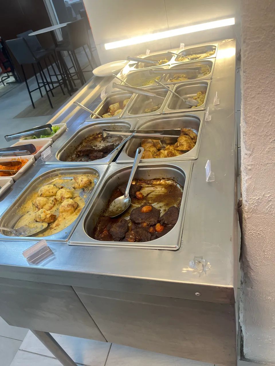 Buffet quente 10 cubas 