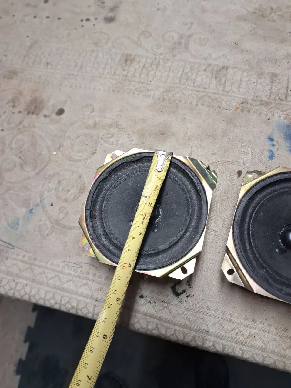 par de autofalante 3 ohms 5w. 4 polegadas  - Foto 2