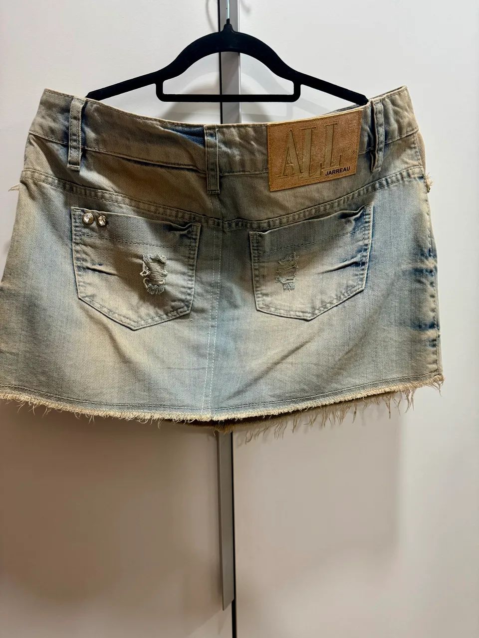 Mini Saia Jeans com pedrarias  - Foto 3