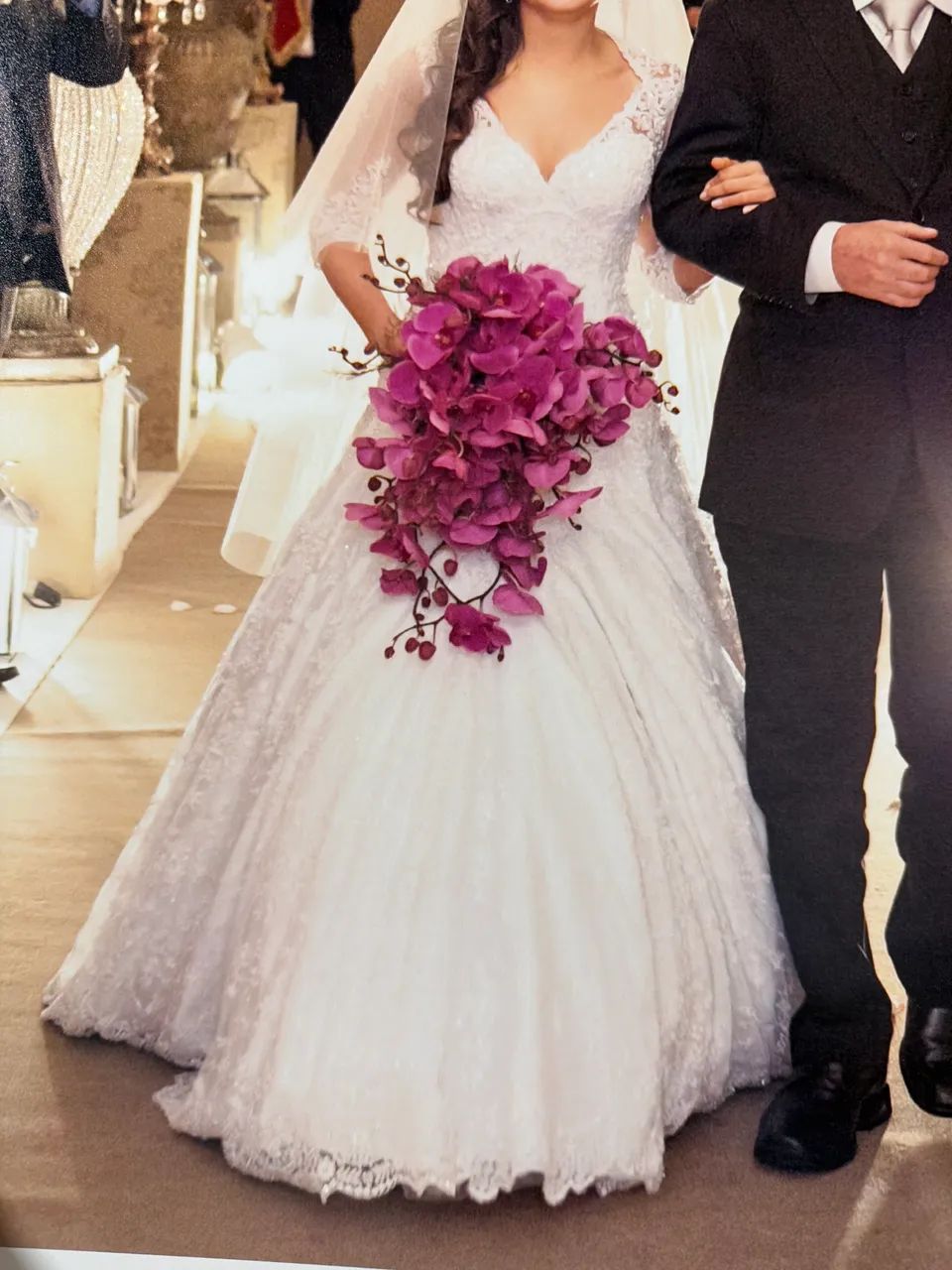Vestido de noiva renda  - Foto 2