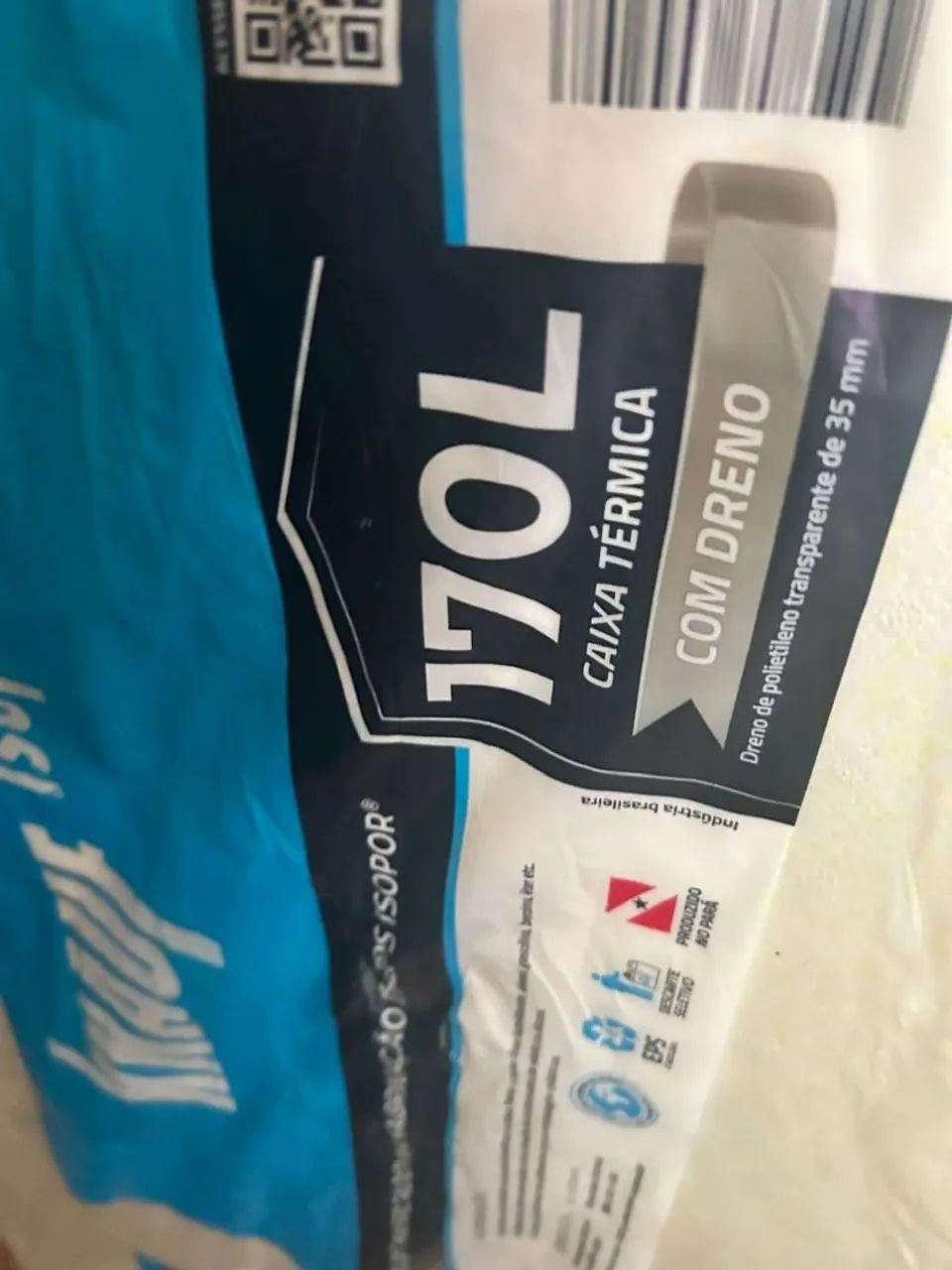 Caixa térmica de isopor novinha  - Foto 2