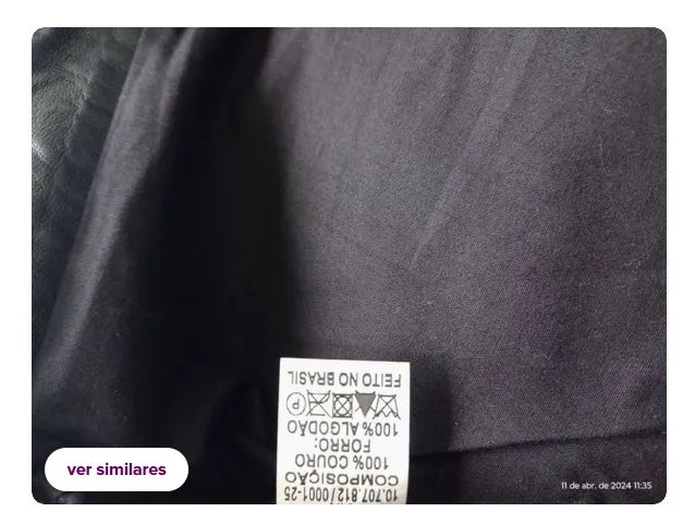 Calça skinny Ateen 100% couro legítimo - Foto 4