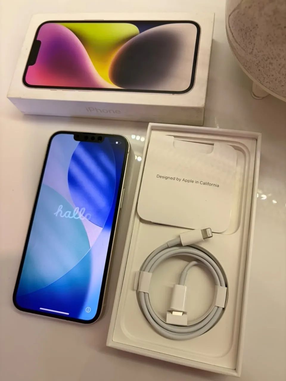 iPhone 14 128gb - Branco - Foto 2