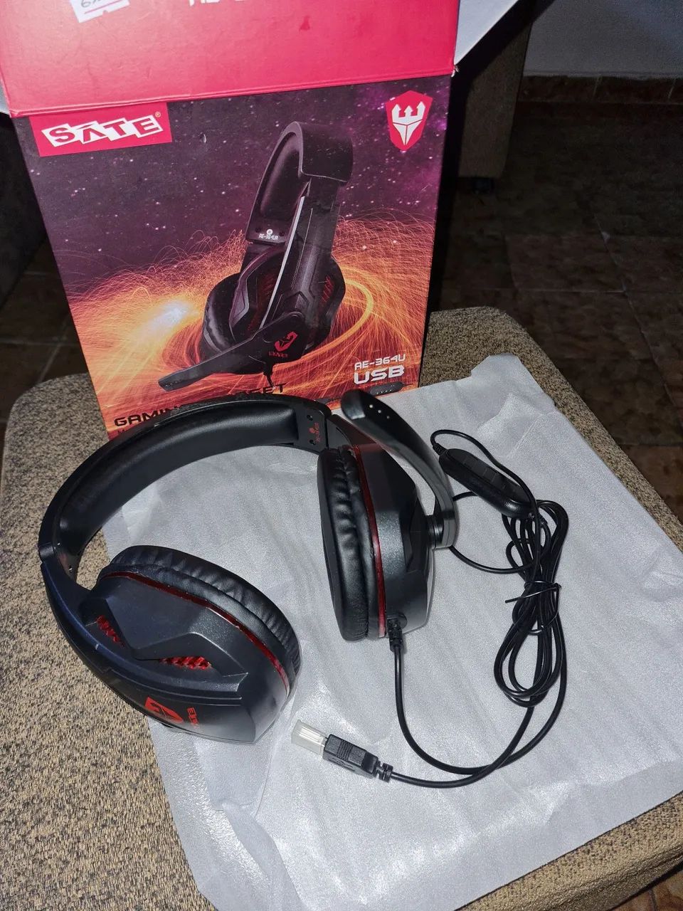 GAMING HEADSET AE-364U USB - Foto 5