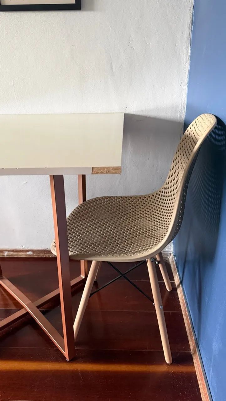 Mesa de Jantar Com Cadeiras 120x80cm - Foto 4