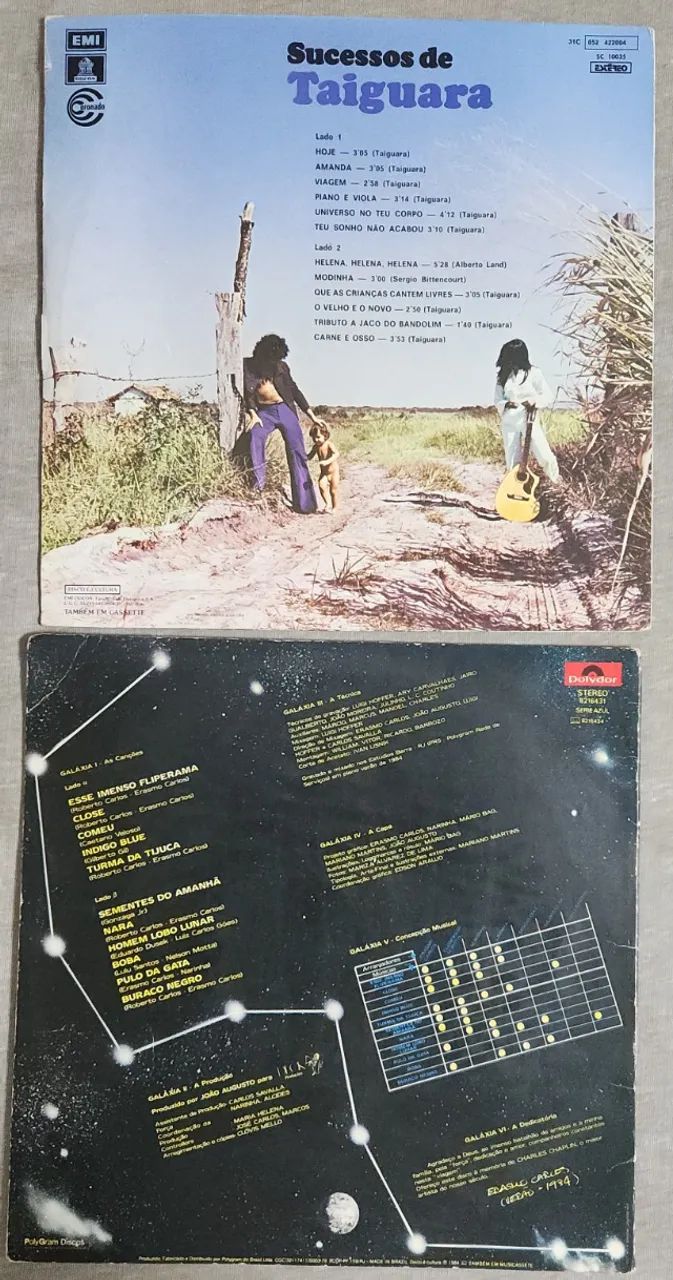 Erasmo Carlos - Taiguara (2 lps) - Foto 2