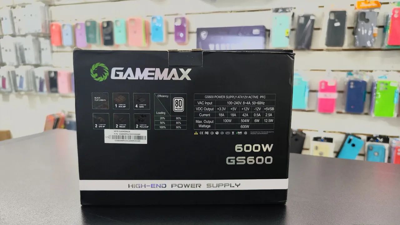 Fonte Gamemax Gs600 600w 80 plus - Foto 2