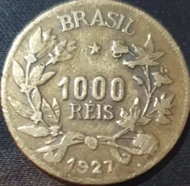 Moedas antigas Brasil em perfeito estado 