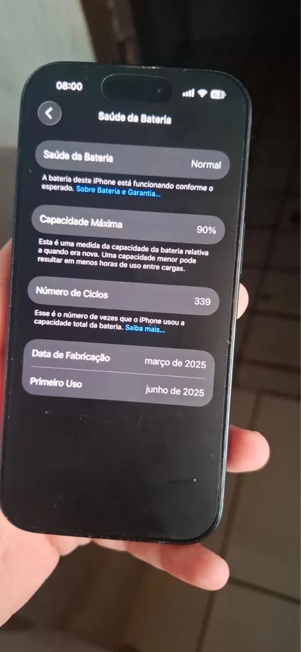 Vendo iPhone 15 novinho - Foto 4