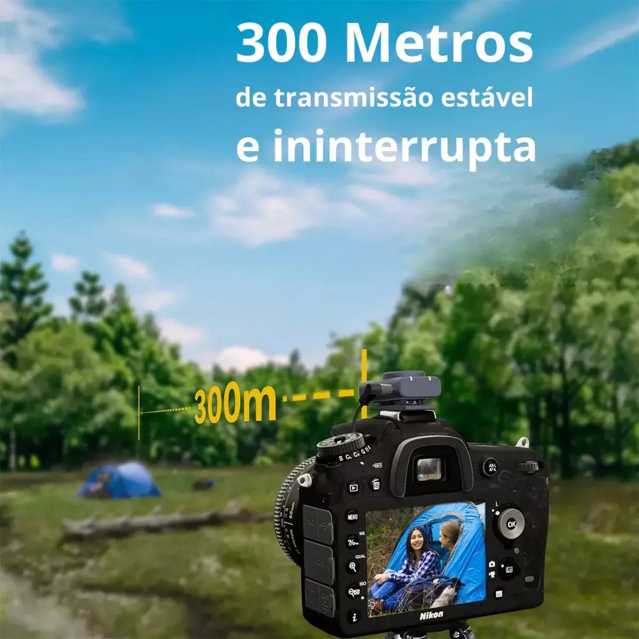 Microfone Hollyland Lark M2 Duo Combo Duplo Para 2 Pessoas Preto - Foto 3
