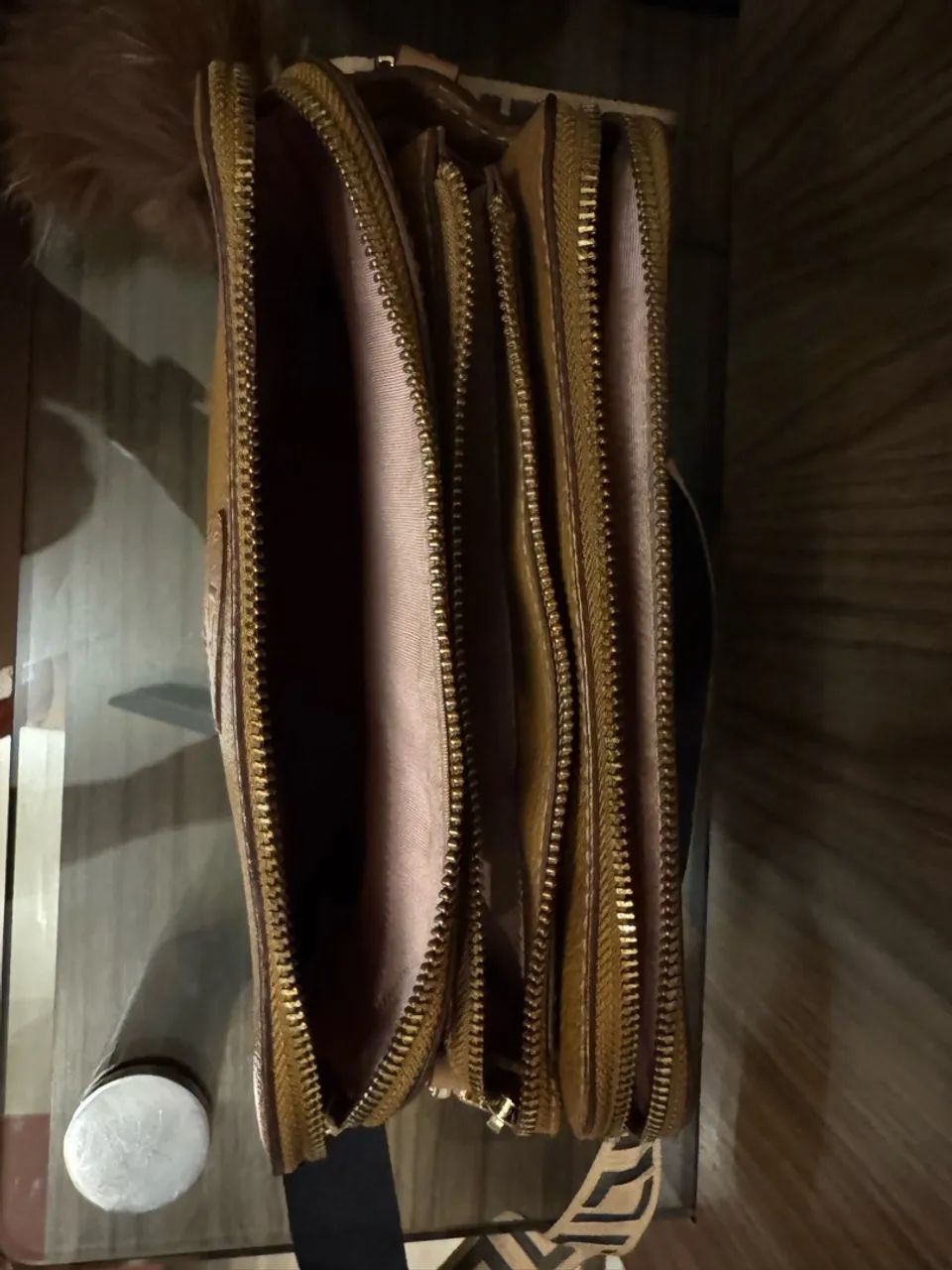 Bolsa Luz da Lua caramelo média - Foto 4
