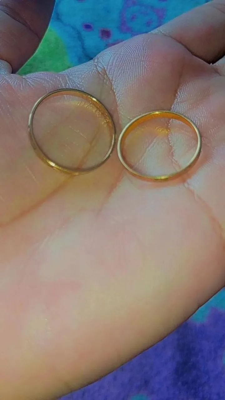 VENDO PAR DE ALIANÇAS ROMANNEL N 18/22 - Foto 3