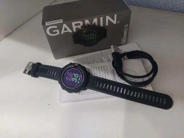 Relogio com GPS e frequencimetro Garmin Forerunner 55