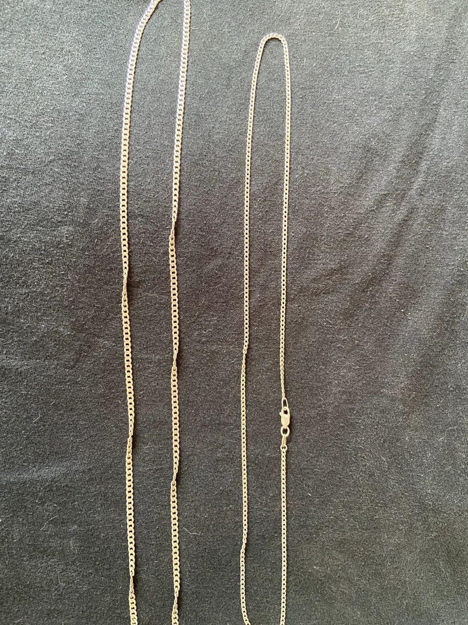 2 cordões de prata  - Foto 2