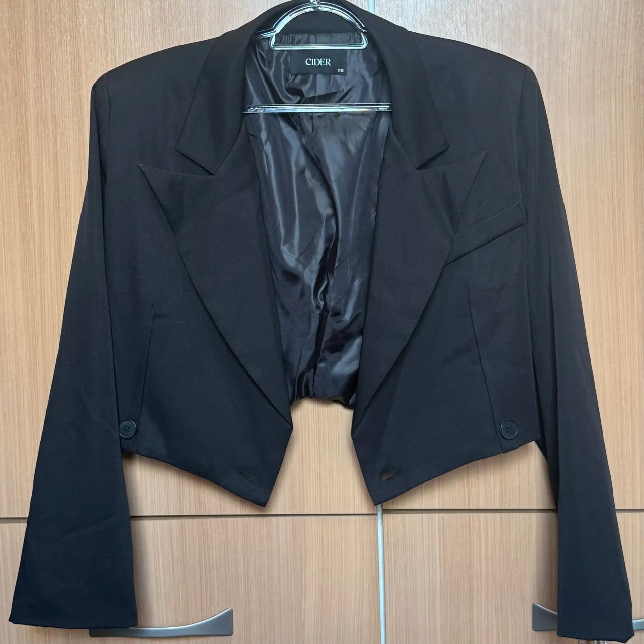 Blazer Cropped Preto PP