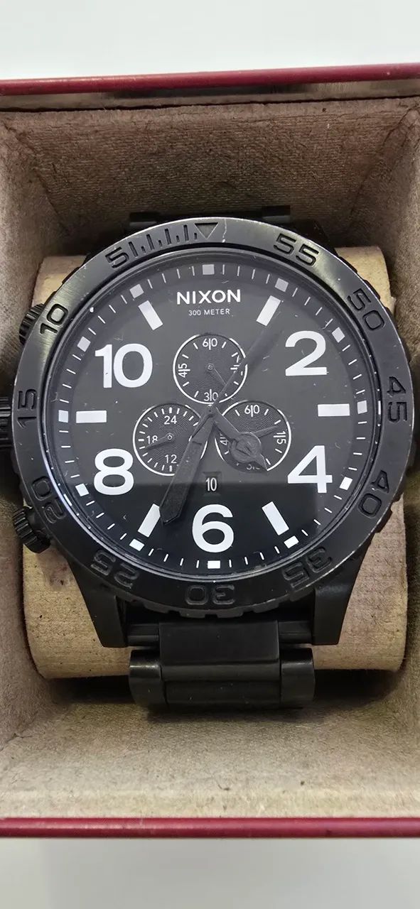 Nixon 51-30 Chrono NOVO 100m de resistência a água GG 51mm