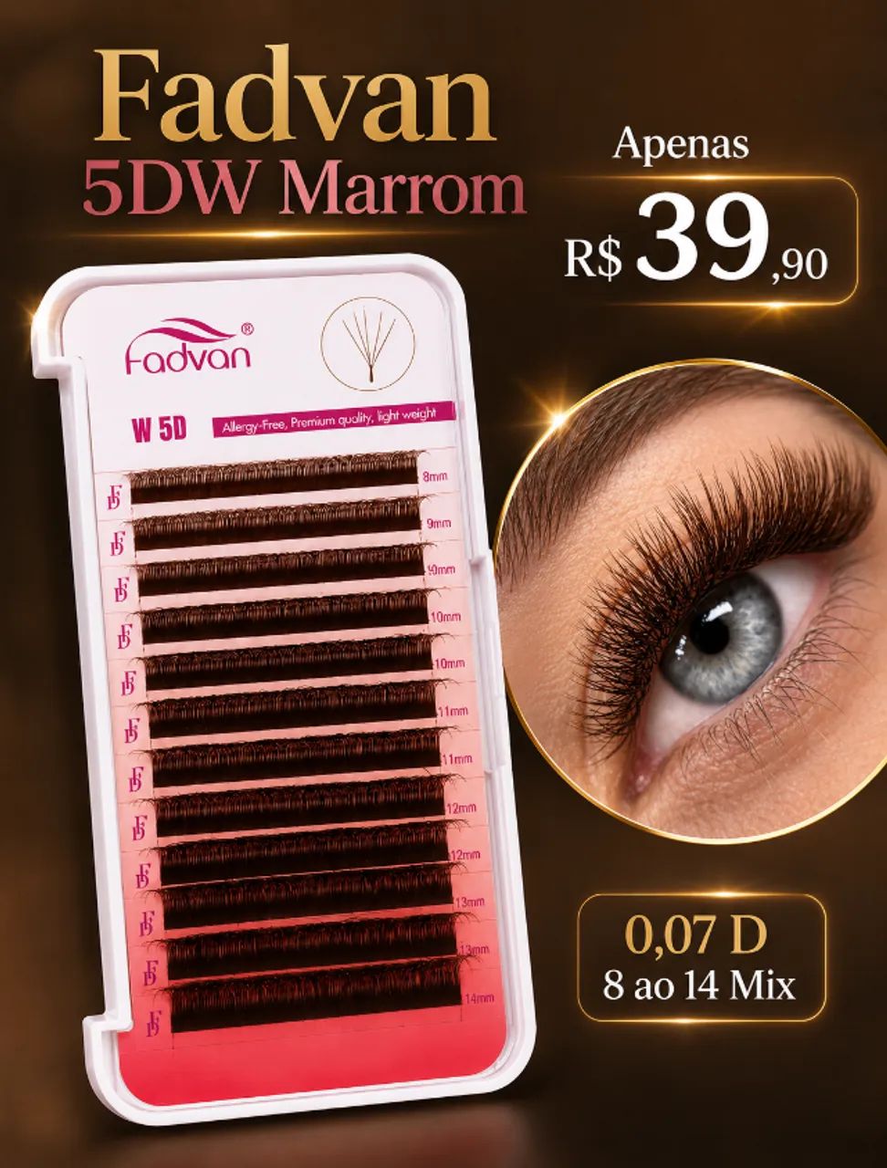 Cílios Marrom - Foto 2