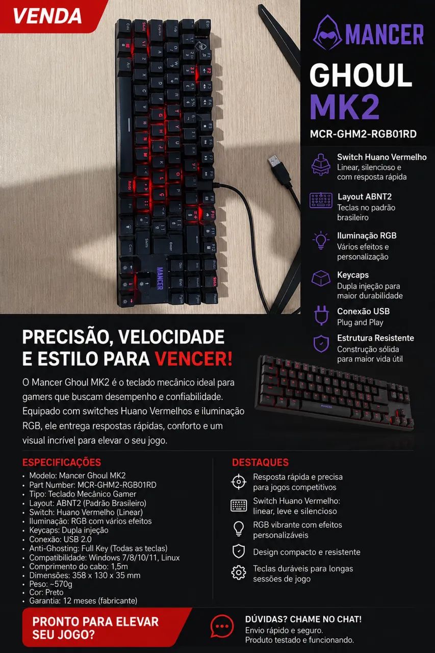 TECLADO GAMER SWITCH RED453825153980835840