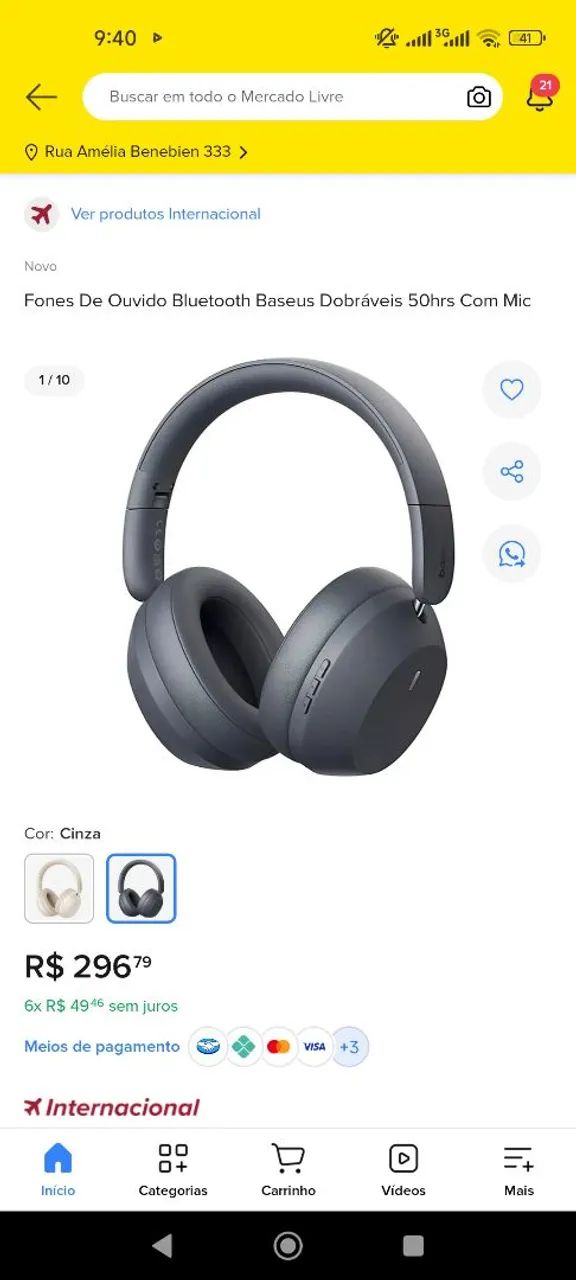 Headphone Baseus Bass 35 Max  - Foto 5