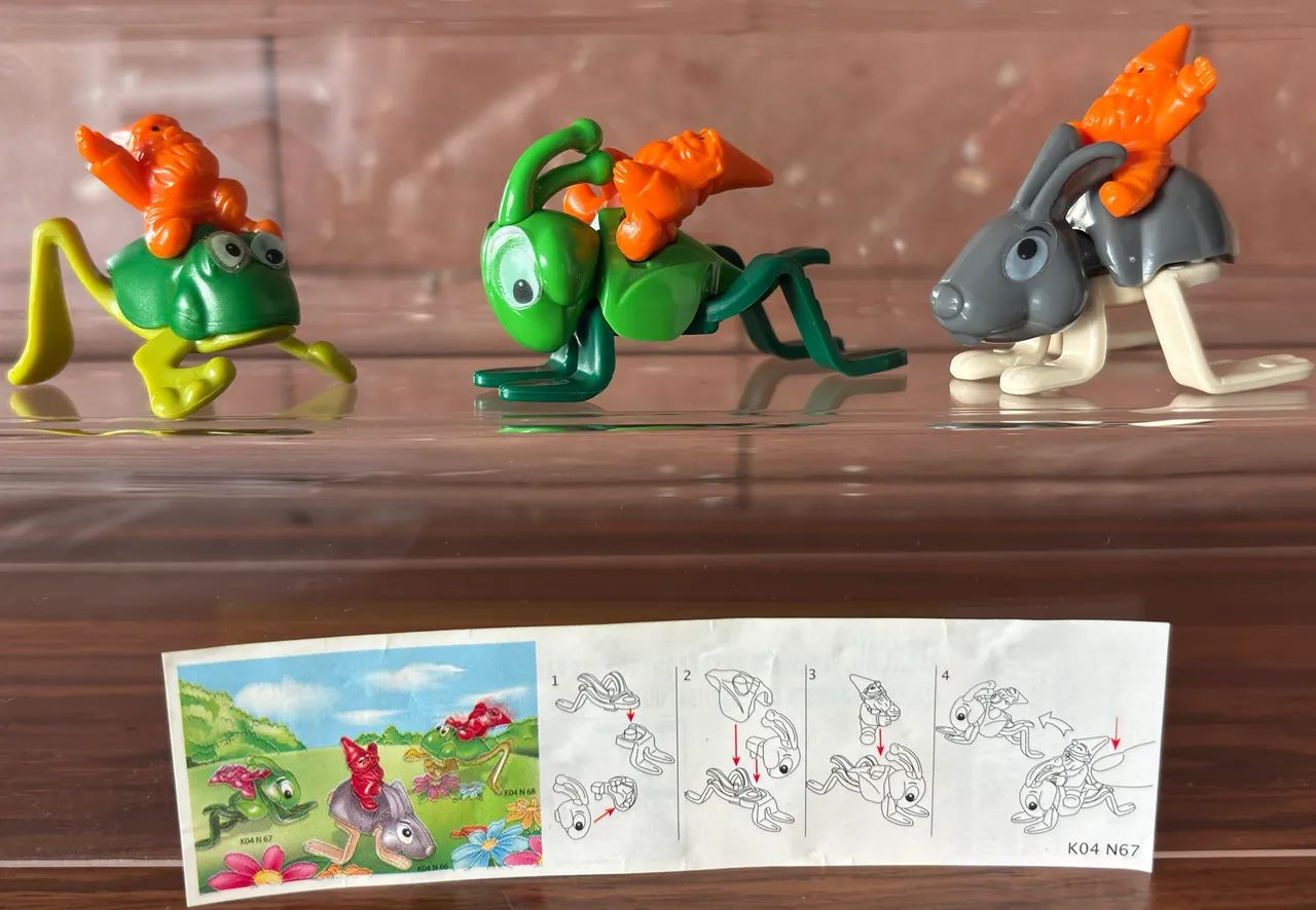 Kinder ovo Gnomo montadores 