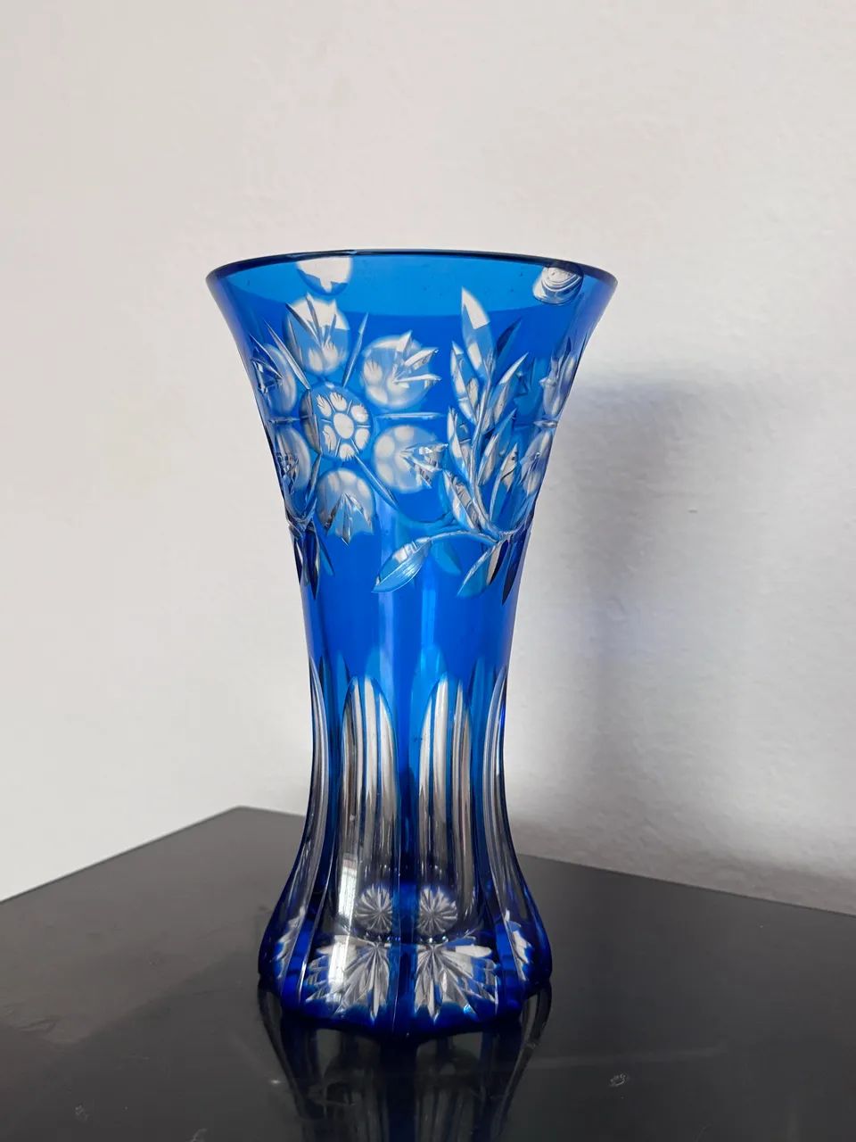 Vaso estilo Murano azul
