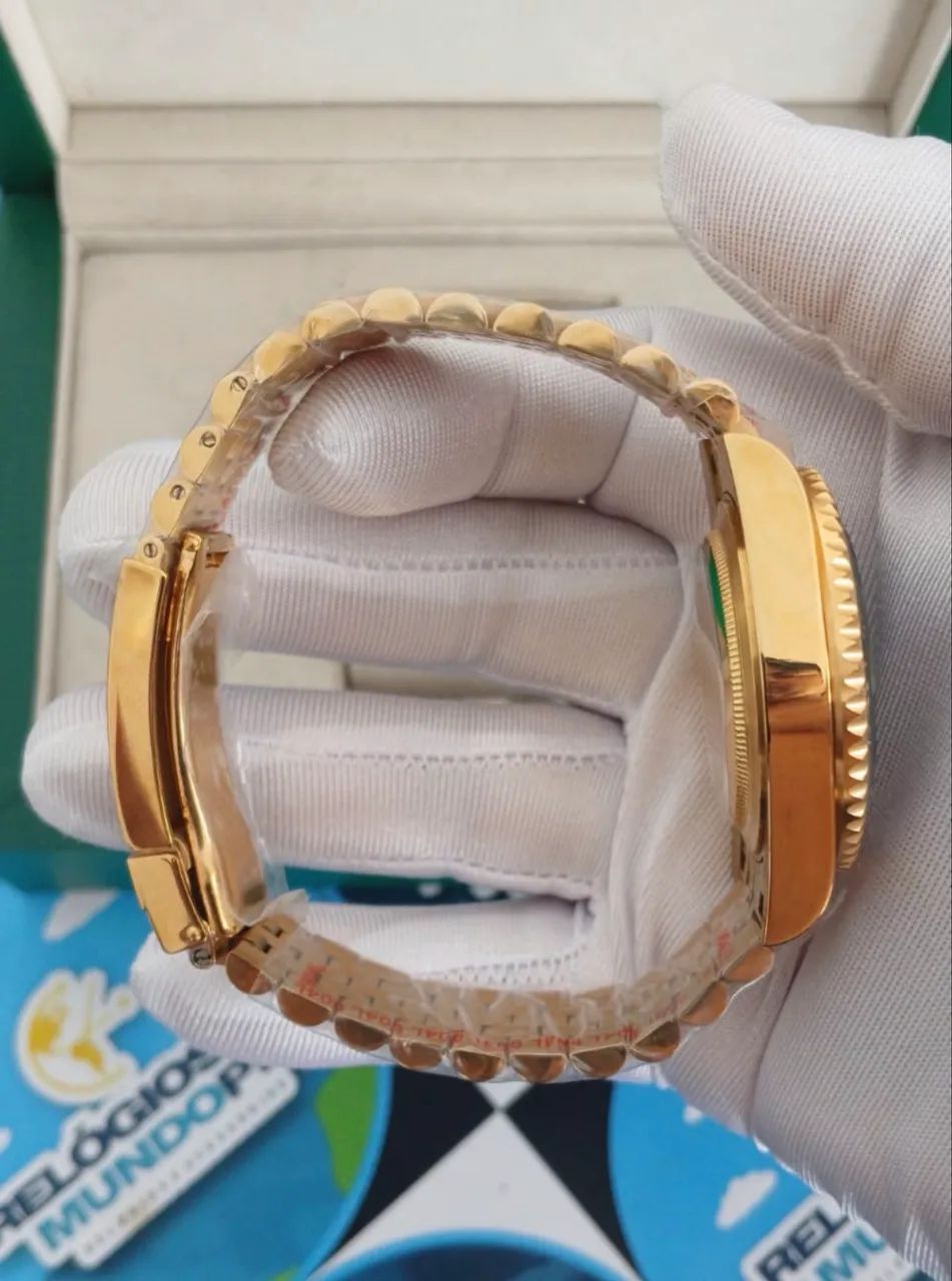 RELÓGIO GMT MASTER II DOURADO AUTOMÁTICO  - Foto 4