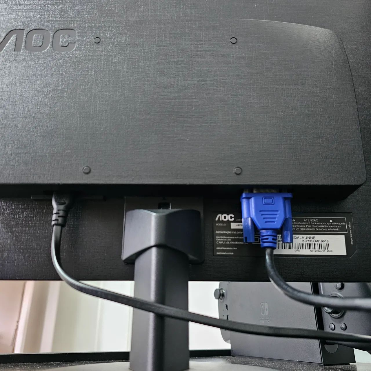 Monitor AOC E970SW 18,5 Widescreen LED VGA HD - Foto 3