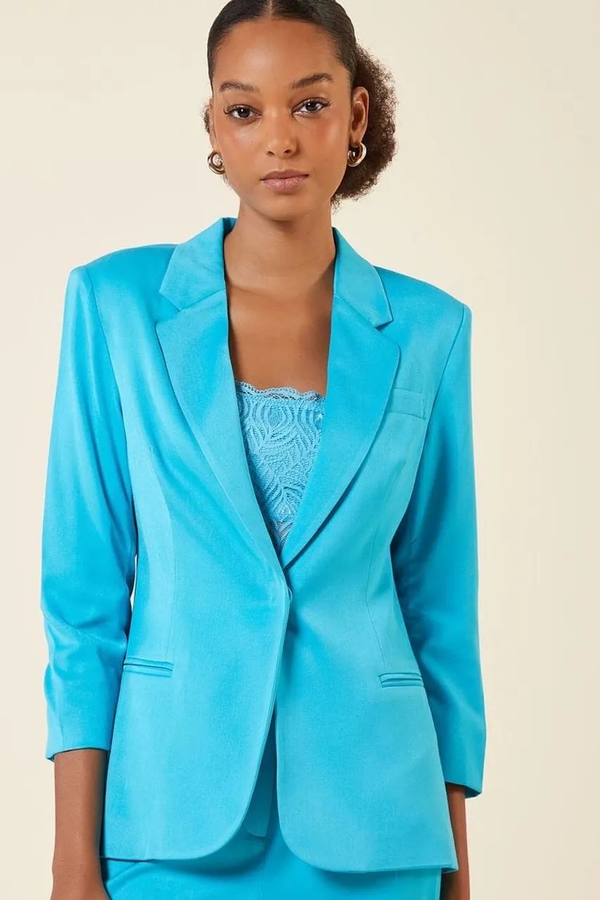 Blazer Turquesa MY PLACE - Foto 2