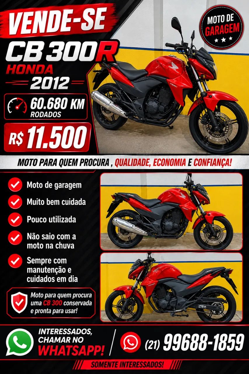CB300 R muito nova 
