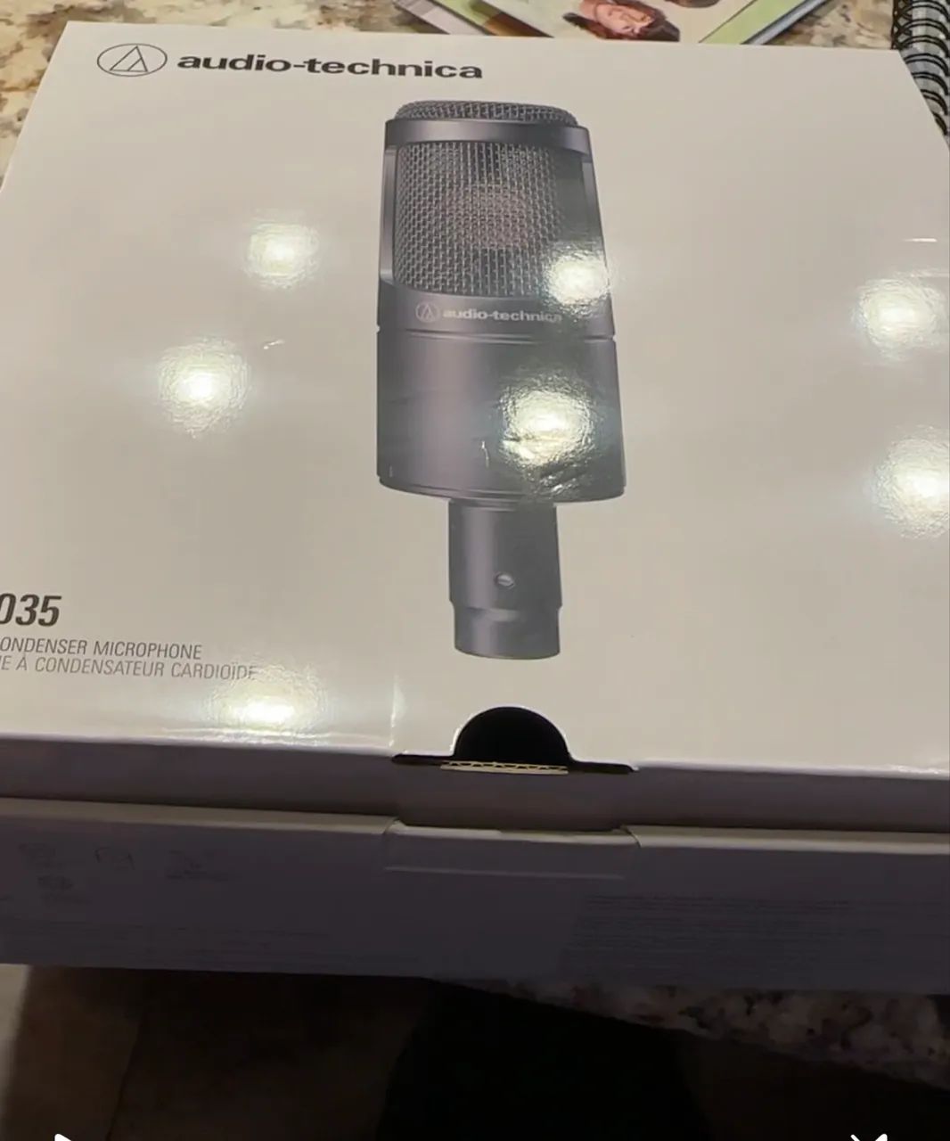 Microfone Profissional Audio Technica AT2035 - Foto 2