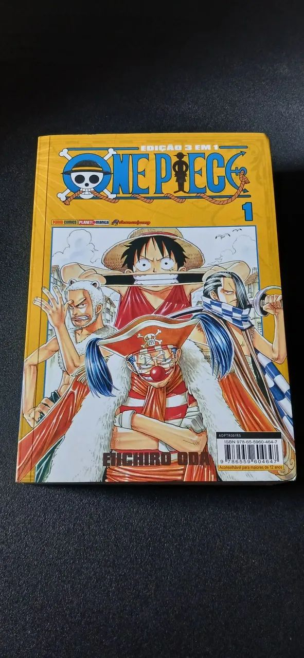 Coleção One Piece 3 em 1 Vol.1,2,3,5,6. - CDs, DVDs etc - Vila dos