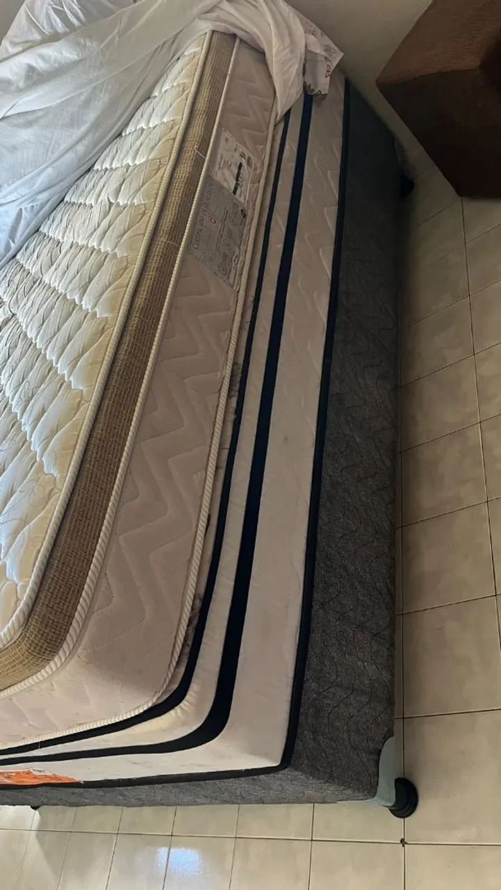 Cama box casal com colchão  - Foto 4