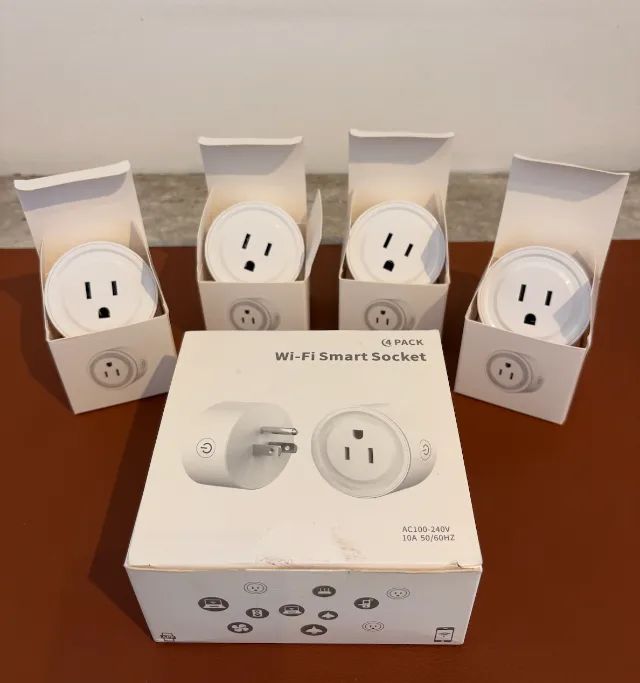 Tomada inteligente wi-fi socket pack com 4 - ac100-240v - Foto 2