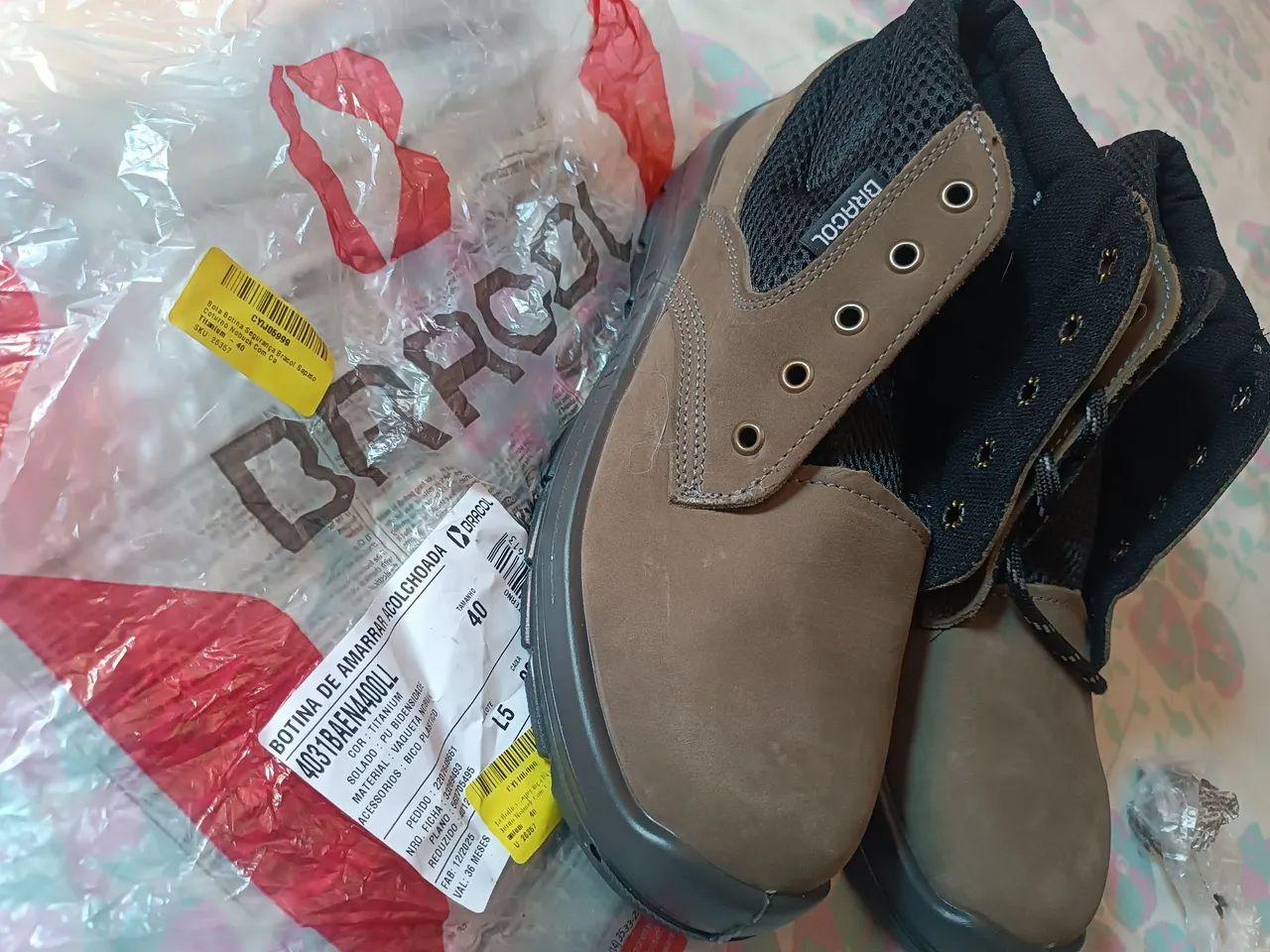 Botas Bracol c/ CA N° 40 NOVA - Foto 4