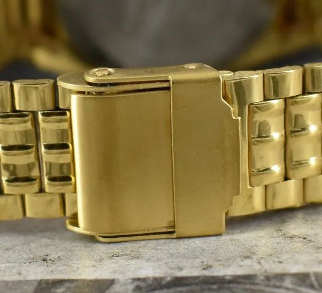 Citizen Automático Mickey Mouse Banhado A Ouro Dia Data 21 Joias Masculino - Foto 4
