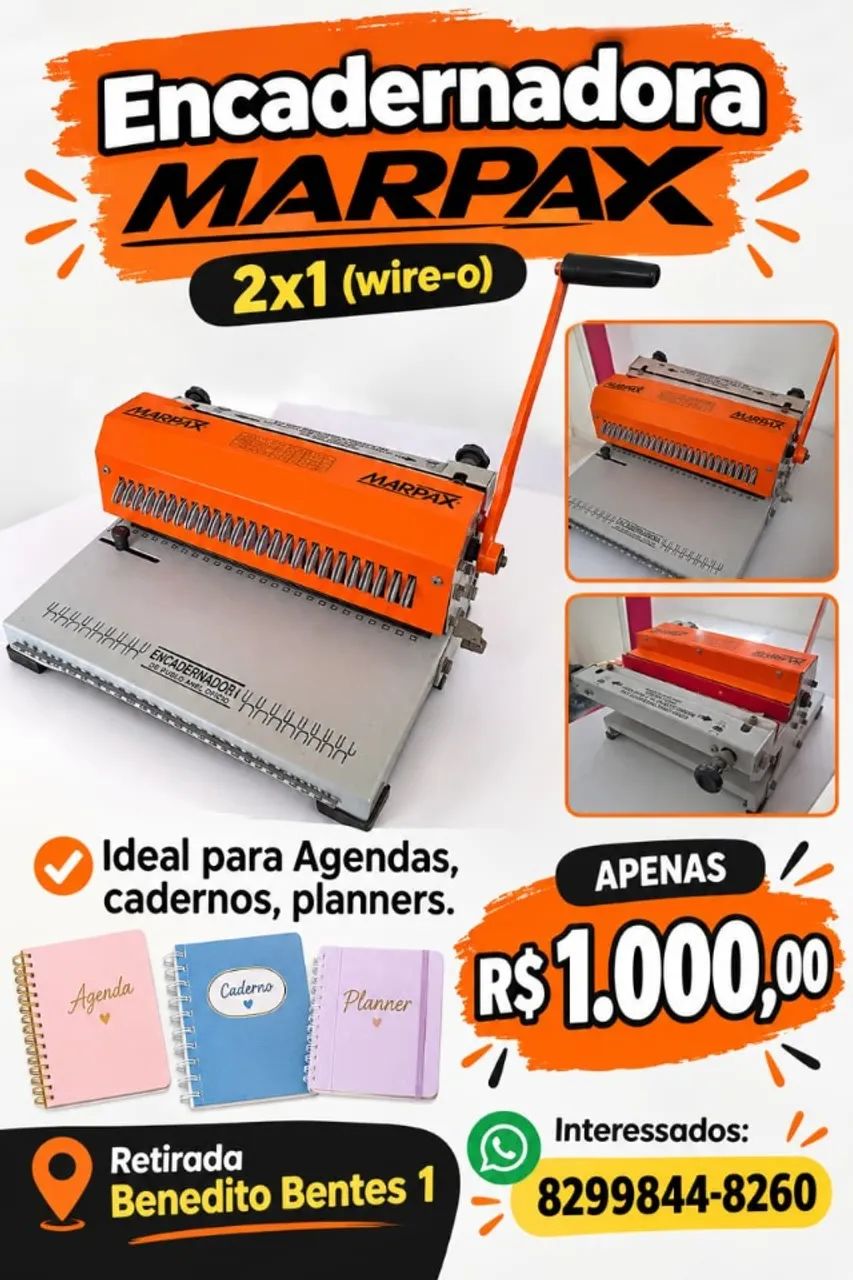 Encadernadora Marpax 2x1 - Foto 4