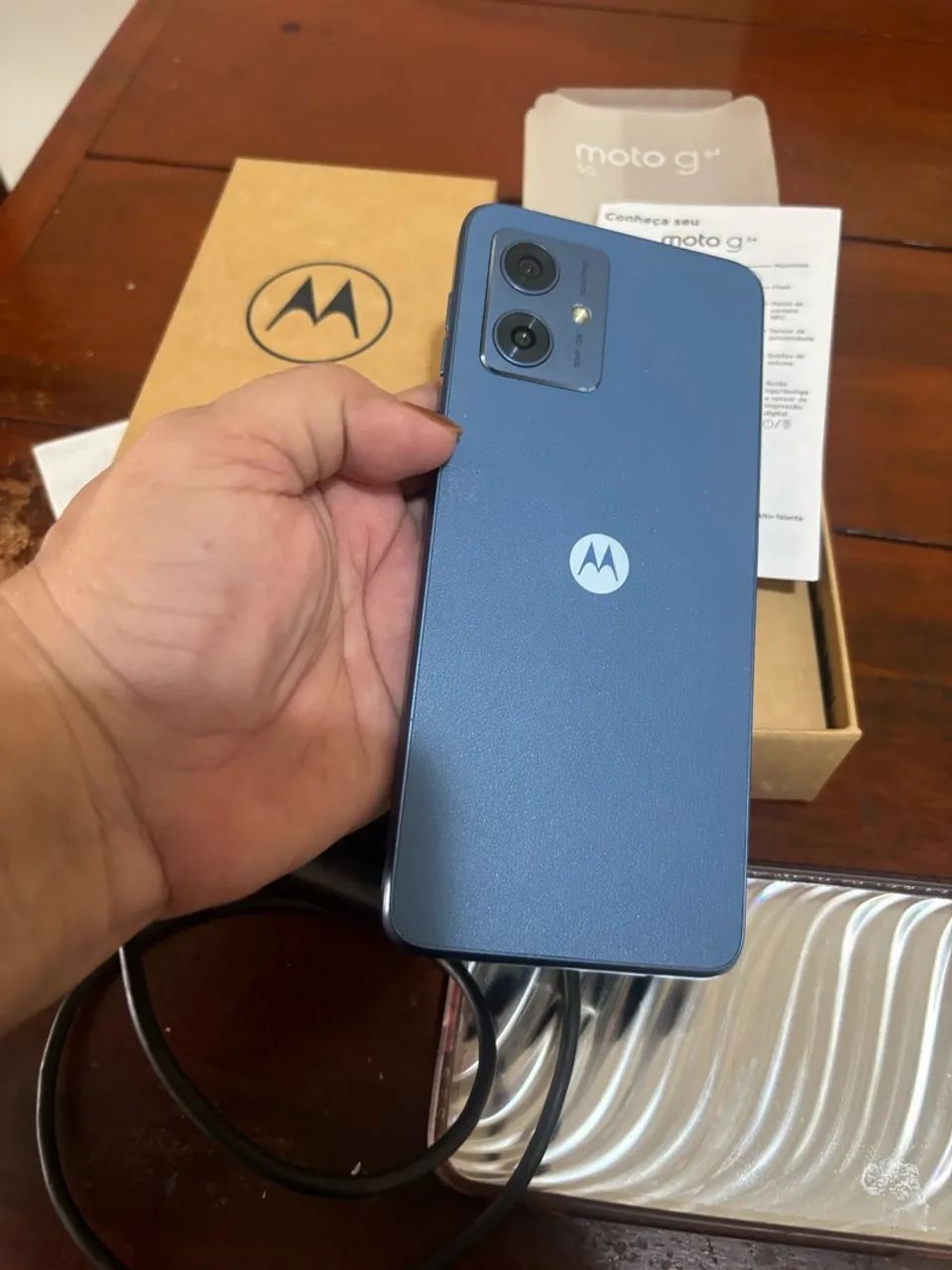 Vento Celular Moto g54, sem avaria! - Foto 2