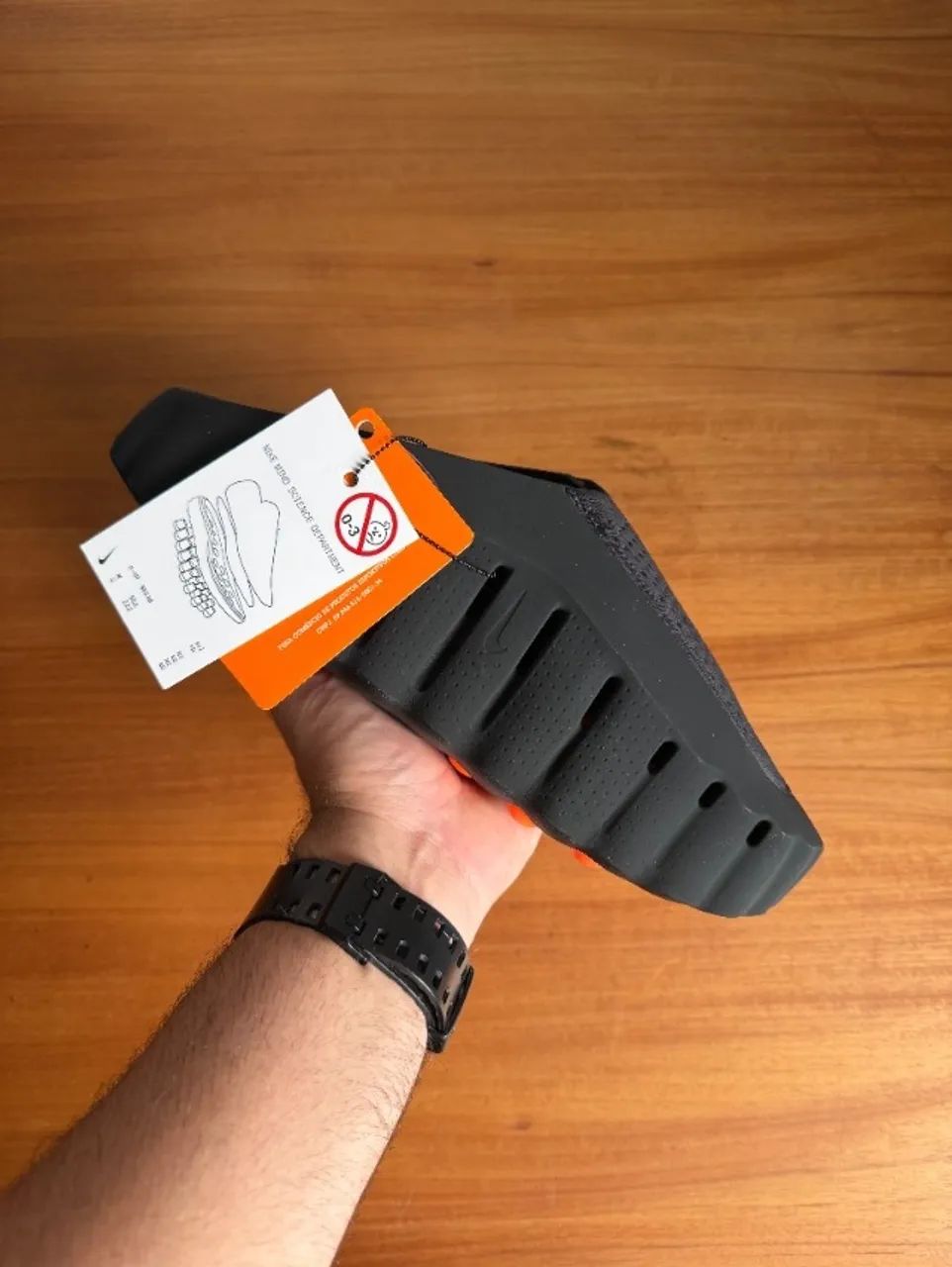Nike Mind 001 Slide Black Chrome Tamanhos 43, 44 e 46 - Foto 3