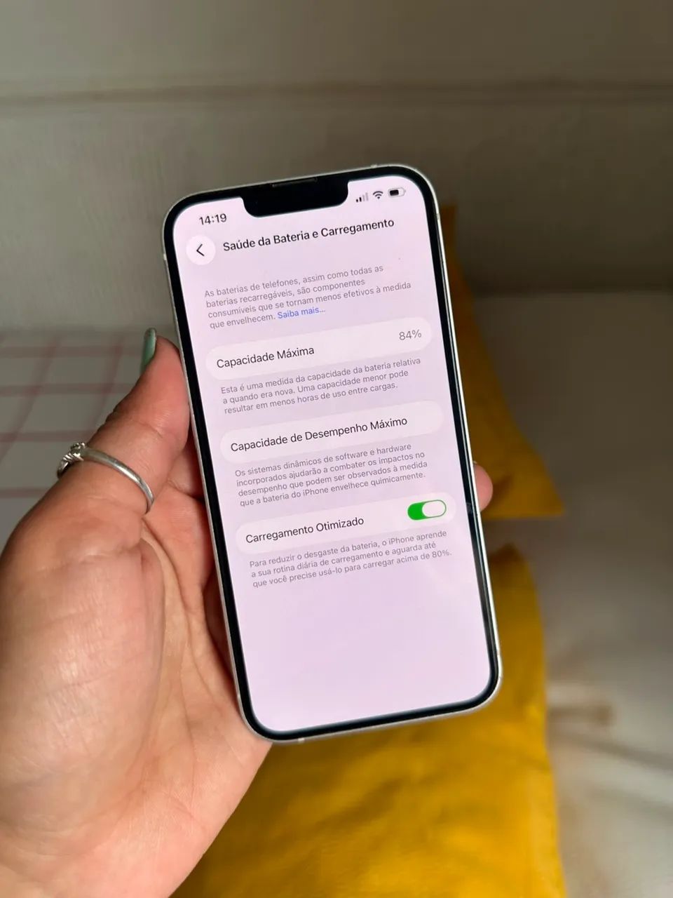 IPhone 13 impecável 128GB 84% - Foto 4