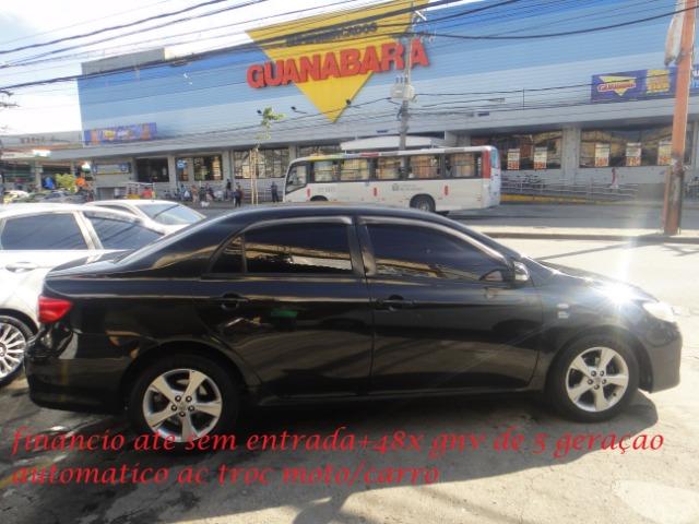 Toyota Corolla Financio ate sem entrada+gnv d quint ger+ completo troca moto ou carro