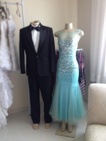 vestido de festa longo olx