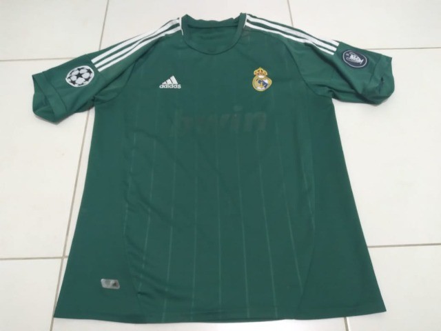 Real Madrid Green Shirt adidas Champions League 2012