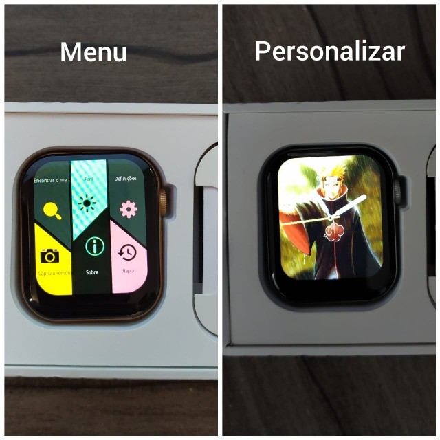 Smartwhatch Iwo FK78 + Pulseira Extra Milanese ou Silicone - Foto 5