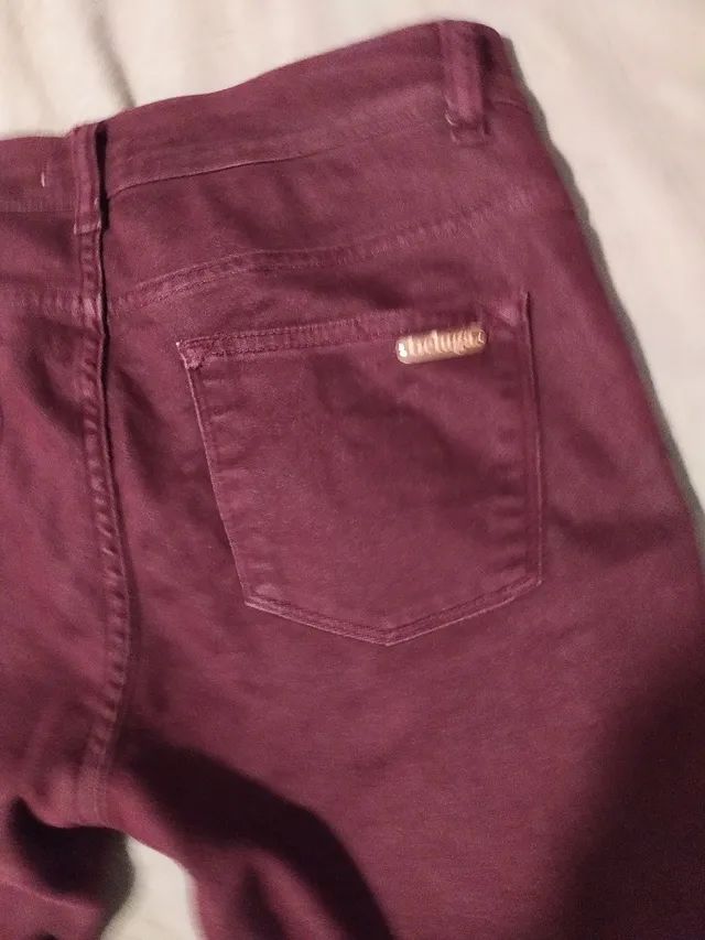 Calça bordô 38 - Foto 4