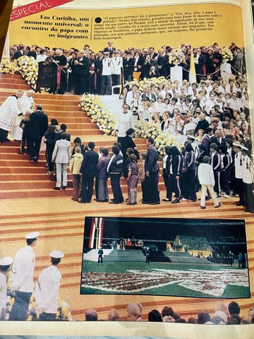 Revista do papa quando veio ao Brasil  - Foto 2